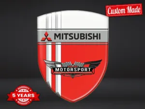 Mitsubishi Étiquette Étanche Premium Universelle Personnalisable